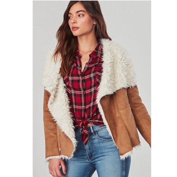 🛍SALE🛍 NWT BB Dakota Fawn Shearling Jacket - Picture 4 of 5